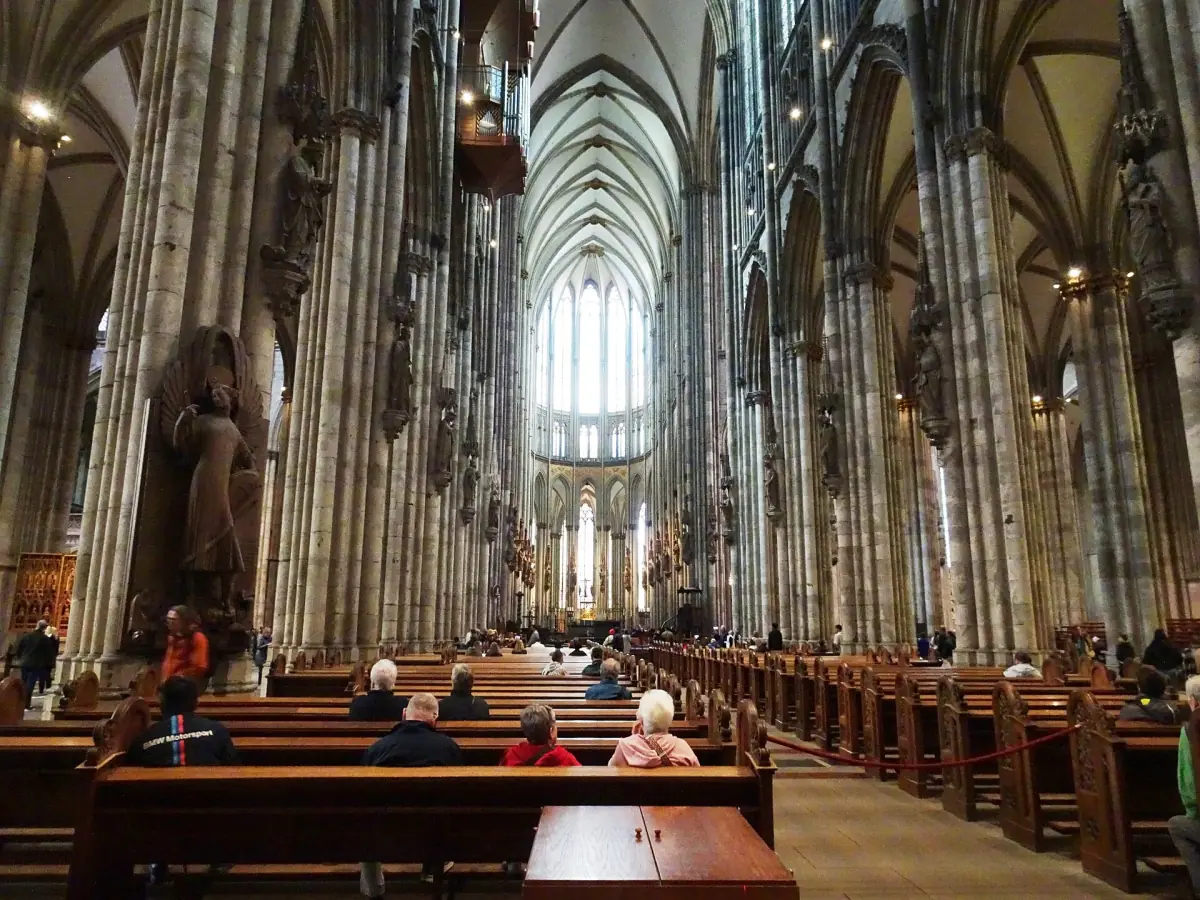 The nave of Cologne Cathedral